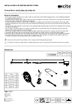 Preview for 1 page of XCITE XCSK65RGB Installation & Operating Instructions