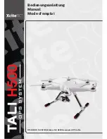 Предварительный просмотр 1 страницы XciteRC 16002050 Walkera Tali H500 Hexacopter RTF... Manual