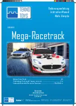 Preview for 1 page of XciteRC Teknotoys Mega-Racetrack Instruction Manual