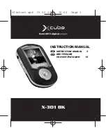 Xcube X-301 BK Instruction Manual preview