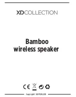 XD COLLECTION Bamboo P328.22 Series Manual preview