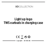 Preview for 1 page of XD COLLECTION Light up logo TWS Manual