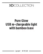 Предварительный просмотр 1 страницы XD COLLECTION Pure Glow P513.28 Series Manual