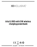 Preview for 1 page of XD XCLUSIVE Aria P324.69 Series Manual