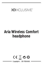 XD XCLUSIVE Aria Wireless Comfort Manual preview