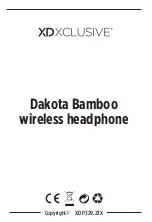 XD XCLUSIVE Dakota Bamboo Manual preview