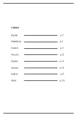 Preview for 2 page of XD XCLUSIVE P436.17 Series Manual