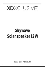 XD XCLUSIVE Skywave XD P331.01 Series Manual preview