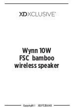 XD XCLUSIVE Wynn 10W FSC bamboo Manual preview