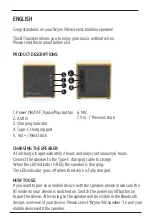 Preview for 3 page of XD XCLUSIVE Wynn 5W FSC bamboo Manual