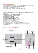 Preview for 2 page of XD XDPF08ABLK User Manual