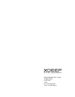 Предварительный просмотр 16 страницы xDEEP ZEOS 28 User Manual