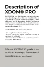 Предварительный просмотр 7 страницы XDOM PRO ONE User Manual