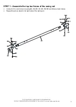 Preview for 11 page of XDP Recreation 71900 Owner'S Manual, Assembly Instructions, Care, Maintenance And User'S Manual