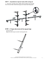 Предварительный просмотр 15 страницы XDP Recreation 86150 Assembly, Care & Maintenance Manual