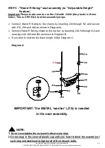 Предварительный просмотр 21 страницы XDP Recreation SURF N SWINGIN' PLUS+ 96667GF Owner'S Manual, Assembly Instructions, Care, Maintenance And User'S Manual