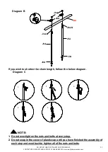 Предварительный просмотр 22 страницы XDP Recreation SURF N SWINGIN' PLUS+ 96667GF Owner'S Manual, Assembly Instructions, Care, Maintenance And User'S Manual