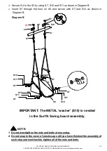 Предварительный просмотр 26 страницы XDP Recreation SURF N SWINGIN' PLUS+ 96667GF Owner'S Manual, Assembly Instructions, Care, Maintenance And User'S Manual