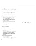 Предварительный просмотр 6 страницы XDream X-Vibe 3.0 User Manual