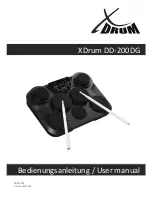 XDrum DD-200DG User Manual preview