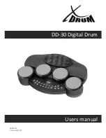 XDrum DD-30 User Manual preview