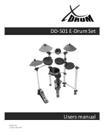 Предварительный просмотр 1 страницы XDrum DD-501 User Manual