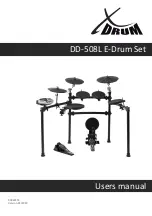 XDrum DD-508L User Manual preview