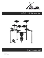 XDrum DD-512 User Manual preview