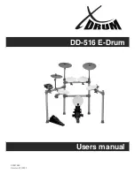 XDrum DD-516 E-Drum User Manual preview