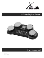 Предварительный просмотр 1 страницы XDrum DD-60 User Manual