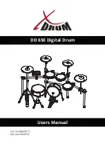 Предварительный просмотр 1 страницы XDrum DD 650 User Manual