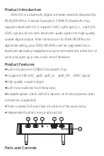 xDuoo 05BL Pro Manual preview