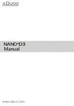 xDuoo NANO-D3 Manual preview