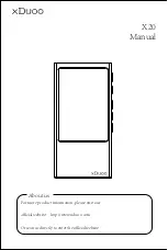 xDuoo X20 Manual preview