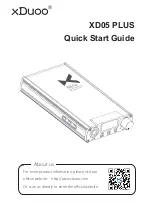 xDuoo XD05 PLUS Quick Start Manual preview