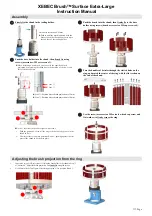 Preview for 3 page of Xebec Brush Surface Extra-Large Instruction Manual