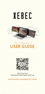 Xebec TRI-SCREEN 2 User Manual preview