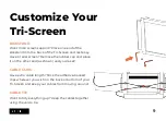 Предварительный просмотр 9 страницы Xebec TRI-SCREEN User Manual