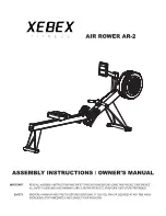 Preview for 1 page of Xebex Fitness Air Rower AR-2 Assembly Instructions & Owner'S Manual