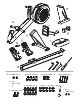 Preview for 3 page of Xebex Fitness Air Rower AR-2 Assembly Instructions & Owner'S Manual