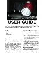 Xeccon Spiker 1206 User Manual preview