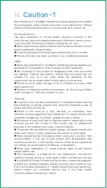 Preview for 16 page of XEEK L-Breathe X1 Instructions For Use Manual