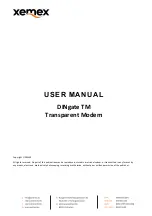 XEMEX DINgate TM User Manual preview