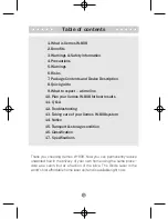 Preview for 3 page of Xemos w-808 User Manual