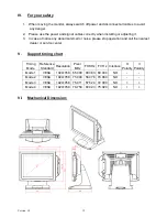 Предварительный просмотр 13 страницы Xenarc 1200TS User Manual & Installation Manual