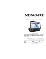 Предварительный просмотр 1 страницы Xenarc 700IDT Owner'S Records