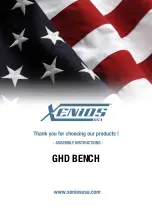 Preview for 1 page of Xenios GHD BENCH Assembly Instructions Manual