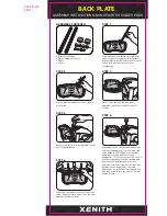 Предварительный просмотр 2 страницы Xenith BACK PLATE Assembly Instructions