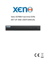 Preview for 1 page of XENO XDR5K4 Setup And User'S Manual