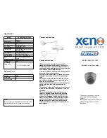 Preview for 1 page of XENO XEDHDA28V12Q-1080 Installation And User Manual